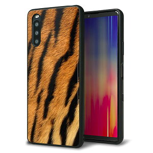 docomo Xperia 10 III SO-52B �P�[�X �J�o�[ �w�� �K���X TPU �f�U�C�� �K���v�� �yEK847 �Օ��z ��� ���� MMLM