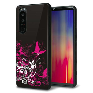 docomo Xperia 5 III SO-53B �P�[�X �J�o�[ �w�� �K���X TPU �f�U�C�� �K���v�� �y585 �łɕ������z ��� ���� MMLM