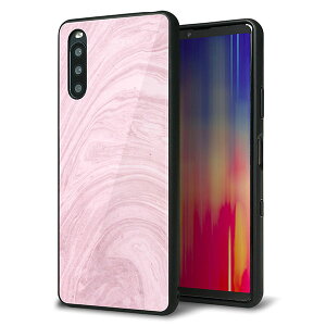 au Xperia 10 III SOG04 �P�[�X �J�o�[ �w�� �K���X TPU �f�U�C�� �K���v�� �yKM873 �嗝�΃��x���_�[�z ��� ���� MMLM