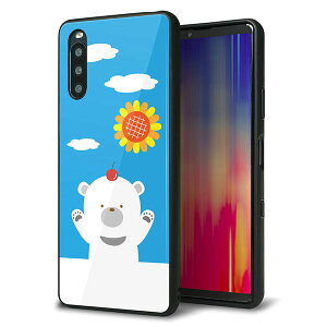 au Xperia 10 III SOG04 �P�[�X �J�o�[ �w�� �K���X TPU �f�U�C�� �K���v�� �yTA017 �Ă��܁z ��� ���� MMLM