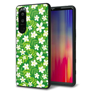 au Xperia 5 III SOG05 �P�[�X �J�o�[ �w�� �K���X TPU �f�U�C�� �K���v�� �y760 �W���X�~���̉Ԕ��z ��� ���� MMLM