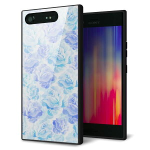 Xperia XZ1 SOV36 �P�[�X �J�o�[ �w�� �K���X TPU �f�U�C�� �y SC927 ���[�Y �u���[ �z ��� ���� MMLM