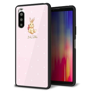 au Xperia 10 II SOV43 �P�[�X �J�o�[ �X�}�z�P�[�X �w�� �K���X TPU �K���v�� �yBaby Rabbit �s���N �K���v���z MMLM