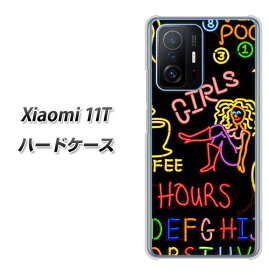 SIMフリー Xiaomi 11T ハードケース カバー 【284 カジノ UV印刷 素材クリア】