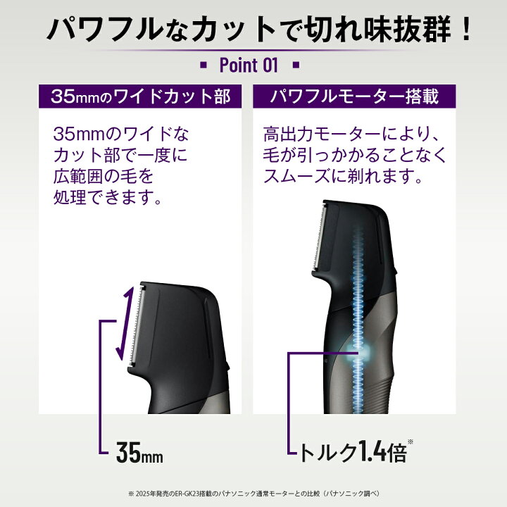 楽天市場】パナソニック ボディトリマー メンズ ボディシェーバー 