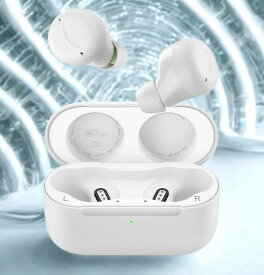 Echo Buds エコーバッズ Alexa 第2世代 アクティブ ノイズキャンセリング ワイヤレスイヤホン ワイヤレス充電ケース付き グレーシャーホワイト