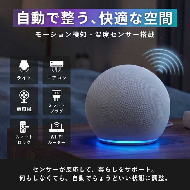 Alexa Smart speaker エコー ドット Alexa Echo Dot with clock 第5世代 スマートスピーカー 新型 Echo Dot with clock エコードットウィズクロック 第5世代