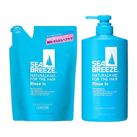 SEABREEZE(シーブリーズ) リンスインシャンプー 本体600mL + つめかえ用400mL