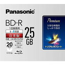 パナソニック 1-4倍速ブルーレイディスク片面1層25GB(追記型)20...