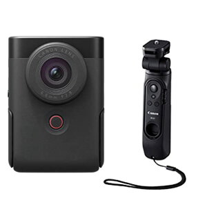 Canon Vlog�J���� PowerShot V10 �g���C�|�b�h�O���b�v�L�b�g �u���b�N PSV10TRIPODKITBK