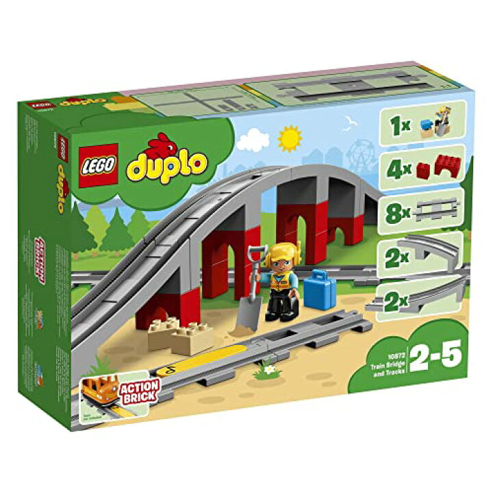 楽天市場】レゴ(LEGO)デュプロ あそびが広がる! 鉄道橋とレールセット 