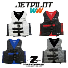 【送料無料】【JETPILOT】ジェットパイロット STRIKE PLUS 4-BUCKLE CGA NYLON VEST JA23128　レッド・ブルー・シルバー・ホワイト S・M・L・XL