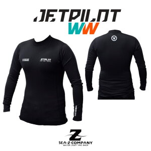 �y���������z�p���i�yJETPILOT�z �W�F�b�g�p�C���b�g VENTURE THERMA FLEECE L/S RASHIE JA22330�@�u���b�N�@M�EL�EXL�E2XL
