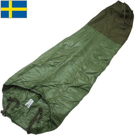 スウェーデン軍 M90 シュラフ オリーブ デッドストック EE637NN 実物 マミー型 スリーピングバッグ 寝袋