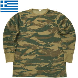 ギリシャ軍 スウェットシャツ リザードカモ USED JU079UN