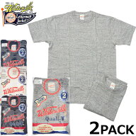 WHITESVILLE ホワイツビル #WV73544 2PACK 半袖 Tシャツ 2枚組 パックTシャツ メンズ 男性 ユニセックス …