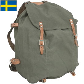 スウェーデン軍 M39 リュックサック フレーム付き BR085UN 実物ミリタリー 軍モノ 軍物 SWD M-39 山岳部隊 ラックサック バックパック バッグ BAG カバン 鞄 コットンキャンバス キャンプ アウトドア サバゲー