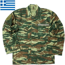 ギリシャ軍 フィールドジャケット リザードカモ デッドストック JJ255NN 迷彩柄 コンバットジャケット 戦闘服