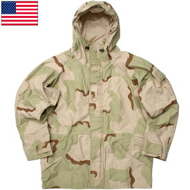 米軍 ECWCS GEN1 パーカー 3カラーデザート デッドストック ZJP532NN エクワックス 1st GORE-TEX ゴアテックスタイプ 防水 透湿 防風 雨具 レインウエア ジャケット コート キャンプ アウトドア カジュアル 実物ミリタリー 軍物 軍モノ アメリカ軍 GI US