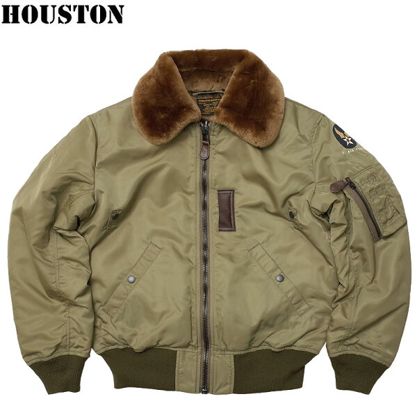 HOUSTON ヒューストン #5001 B-15B フライトジャケット  メンズ B15B アウター ブルゾン