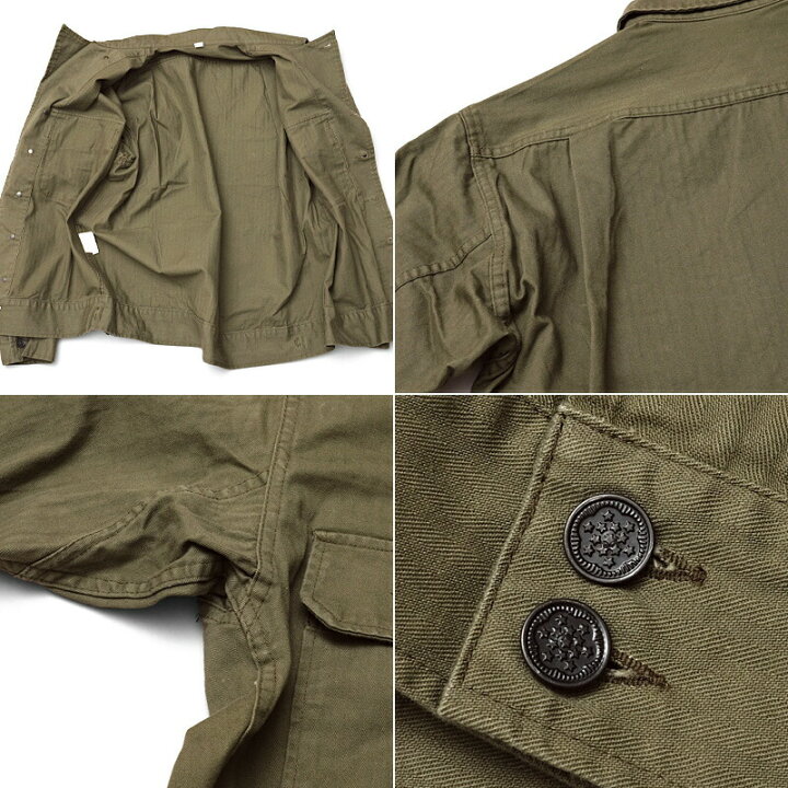楽天市場】米軍タイプ M-41 HBTジャケット #JJ317YN メンズ 男性 