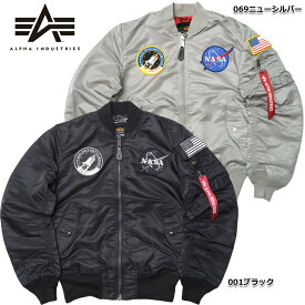 ノベルティープレゼント ALPHA社 アルファ #TA0508 L-2B フライトジャケット『NASA』JAPANスペック L2B ブルゾン メンズ 男性 アウター ジャンパー ライトゾーン ライトMA-1 パッチ ワッペン カジュアル ミリタリー ミリジャケ 春 秋 冬