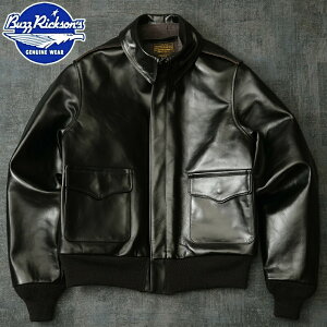 BUZZ RICKSON'S �o�Y���N�\���Y #BR80596 �u���b�N A-2�t���C�g�W���P�b�g WILLIAM GIBSON COLLECTIONA2 �����Y �j�� �A�E�^�[ �~���^���[ �{�v ���U�[�W���P�b�g �� �v�W���� �o�C�N �o�C�J�[ �c�[�����O �A