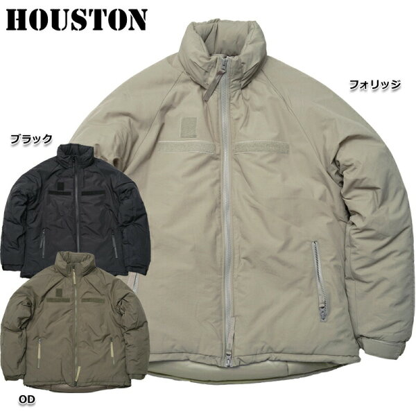 HOUSTON ヒューストン #50323 レベル7 ジャケット メンズ 男性 LEVEL7 アウター ブルゾン ミリタリージャケット ビッグシルエット 大きめ 防寒 冬 レプリカ ECWCS エクワックス ユニオン