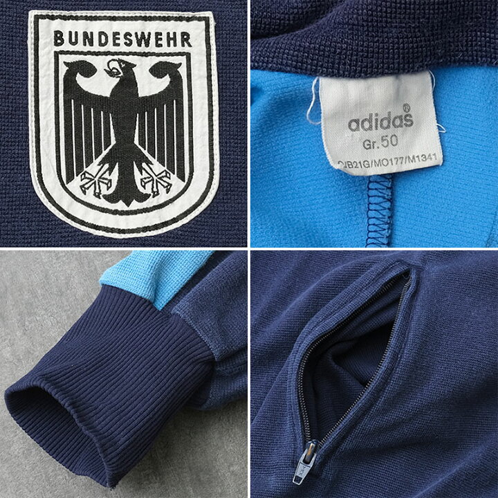 楽天市場】ドイツ軍 トレーニングジャージ ブルー adidas製 USED BW