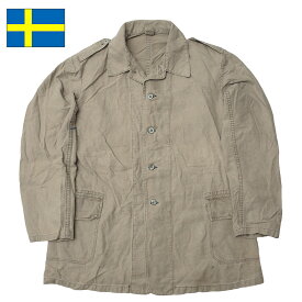 スウェーデン軍 ワークジャケット グレー USED