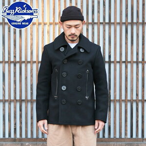 BUZZ RICKSON'S �o�Y���N�\���Y #BR12394 36OZ. WOOL MELTON PEA COAT WILLIAM GIBSON COLLECTION�o�Y���N�\���Y