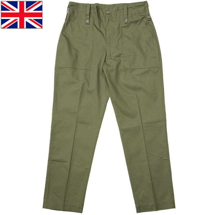 楽天市場】イギリス軍 フィールドパンツ オリーブ 3ポケット デッド 
