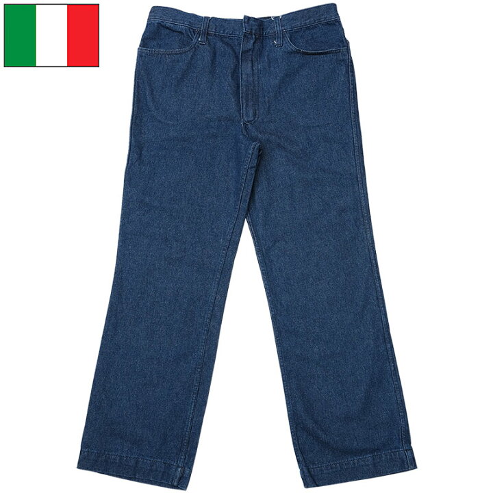 楽天市場】イタリア軍 MM デニムパンツ オールドスタイル 2PK USED 