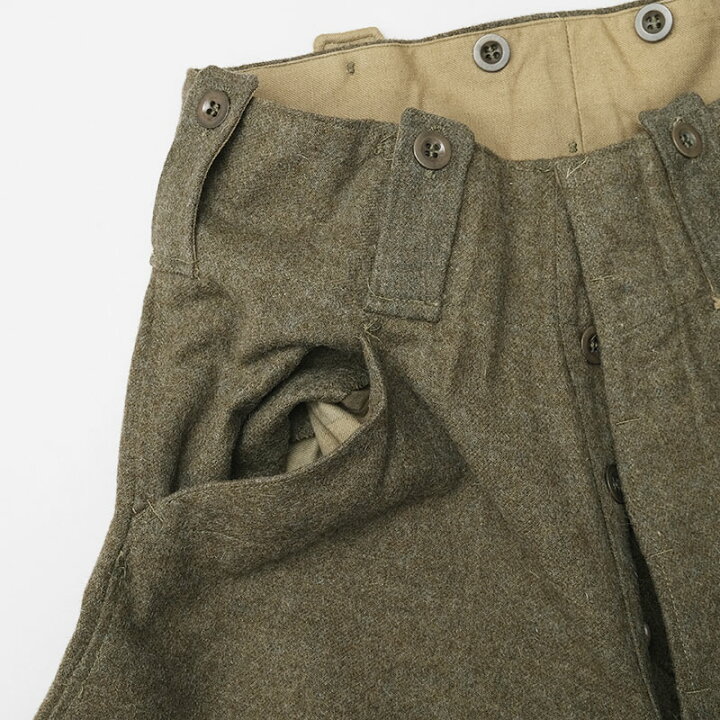 楽天市場】ベルギー軍 1950 ウール ライディングパンツ デッドストック 