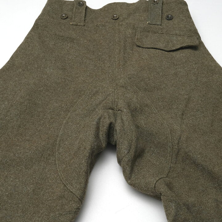 楽天市場】ベルギー軍 1950 ウール ライディングパンツ デッドストック 