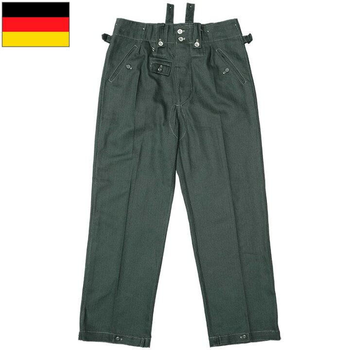 楽天市場】ドイツ軍タイプ M40 ドリルパンツ HBT 新品 WW2 陸軍 