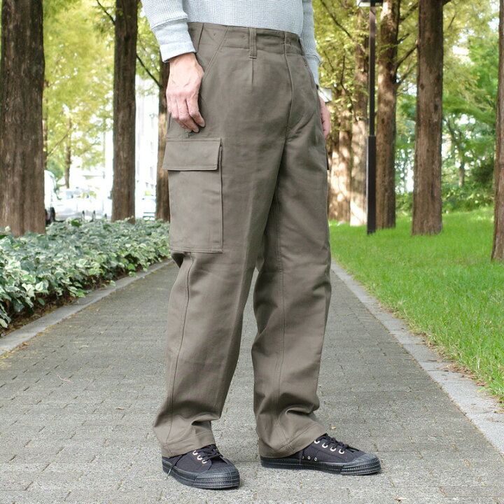楽天市場】ドイツ軍 モールスキン カーゴパンツ オリーブグレー デッド 