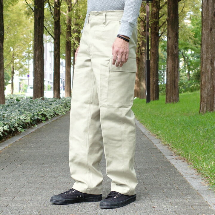 楽天市場】ドイツ軍 モールスキン カーゴパンツ オフホワイト デッド 
