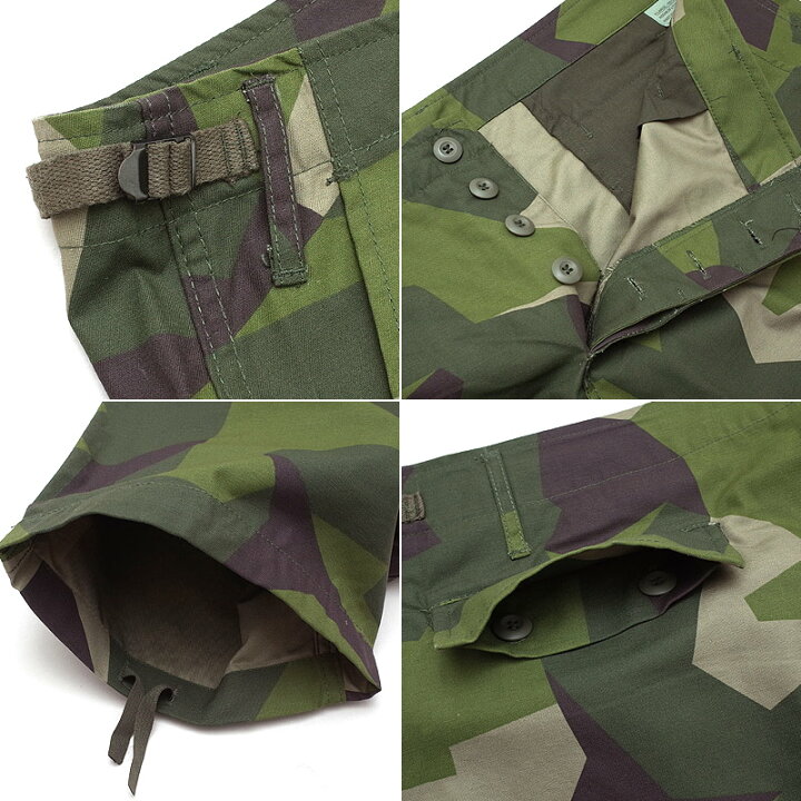 楽天市場】スウェーデン軍タイプ 6ポケット BDUパンツレプリカ メンズ  