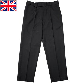 イギリス軍 ROYAL NAVY No.3 ドレスパンツ ブラック USED W88以下 PP355UN ロイヤルネイビー 英国海軍 ユニフォーム 制服 トラウザーズ ボトムス ズボン ロングパンツ 実物ミリタリー 軍物 軍モノ