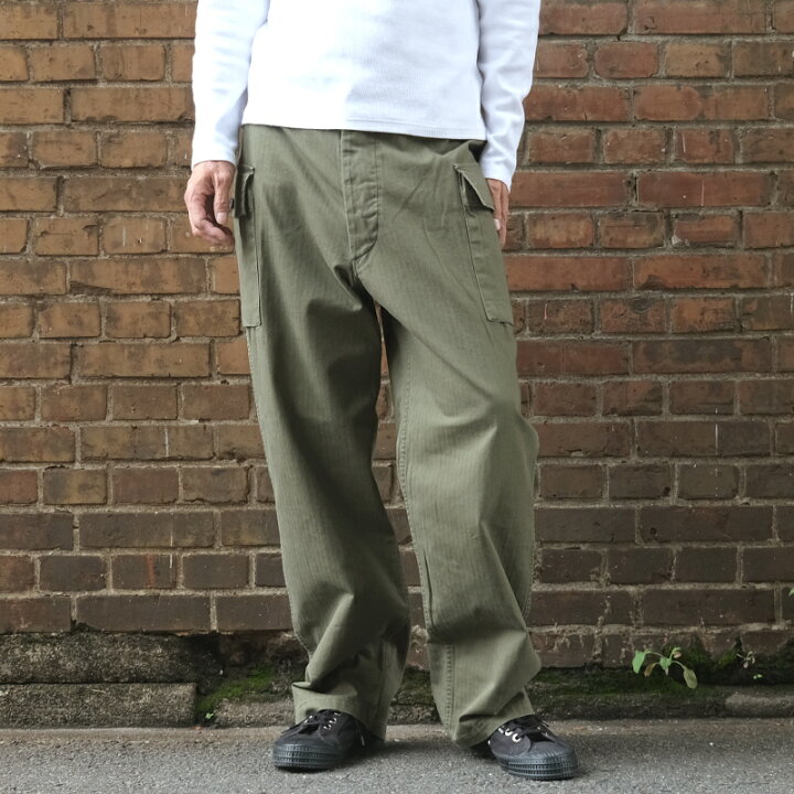 楽天市場】米軍タイプ M-43 HBTパンツ PP374YN M43パンツ メンズ 