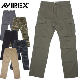 AVIREX アビレックス #7832910002(6126129) ベーシック ファティーグ パンツ メンズ ボトムス ズボン カーゴ ワイド 迷彩 カモ