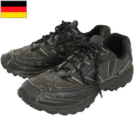 ドイツ軍 トレーニングシューズ Bタイプ ブラック USED スニーカー 靴 スポーツシューズ トレイルランニング ウォーキング トレーナー カジュアル