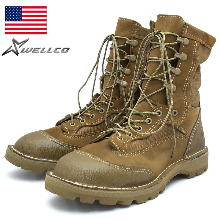 楽天市場】米軍 WELLCO社製 U.S.M.C. RAT ブーツ #E163 デッドストック 