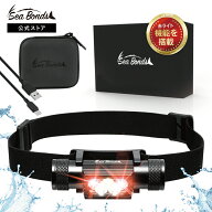 ＼17日9:59まで300円OFF／【ミドルモデル】 SeaBonds 釣り ヘッドライト 1000ルーメン 防水 赤ライト 260…