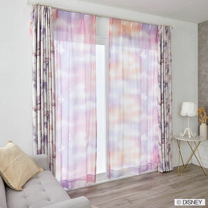 FOf[Vȋ̃J[{C[XJ[e MICKY Mellow Voile - ~bL[ E{C sN 2g 100×213?218cm