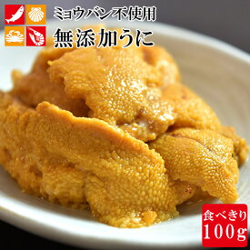 あす楽 無添加 うに ミョウバン 不使用 100g 約2人前 母の日 お祝い お取り寄せグルメ 高級 ウニ 雲丹 海鮮丼 珍味 チリ産 家庭用 海の幸 ギフト プレゼント 刺身 家飲み ブランチング