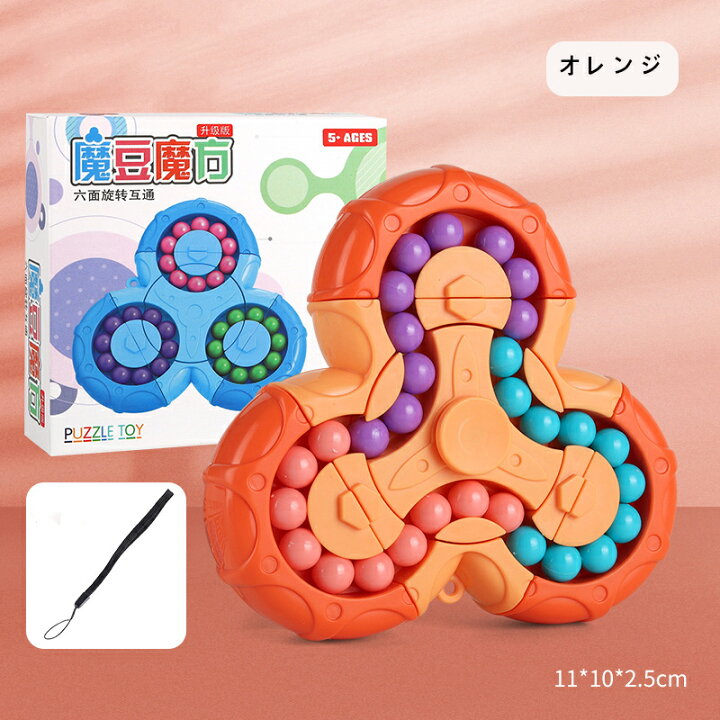 楽天市場】6面回転フィンガーキューブ パズルボール 知育玩具 脳トレ 