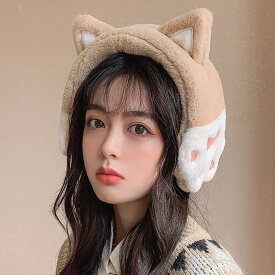 イヤーマフ 防寒 オシャレイヤーマフ 可愛い 耳あて 耳カバー 猫耳 もこもこ かわいい マフラー 厚手 秋冬 レディース イヤーマフラー裏ボア イヤーウォー イヤーウォーマー レディース 秋冬 イヤーマフラー 裏ボア マフラー 厚手