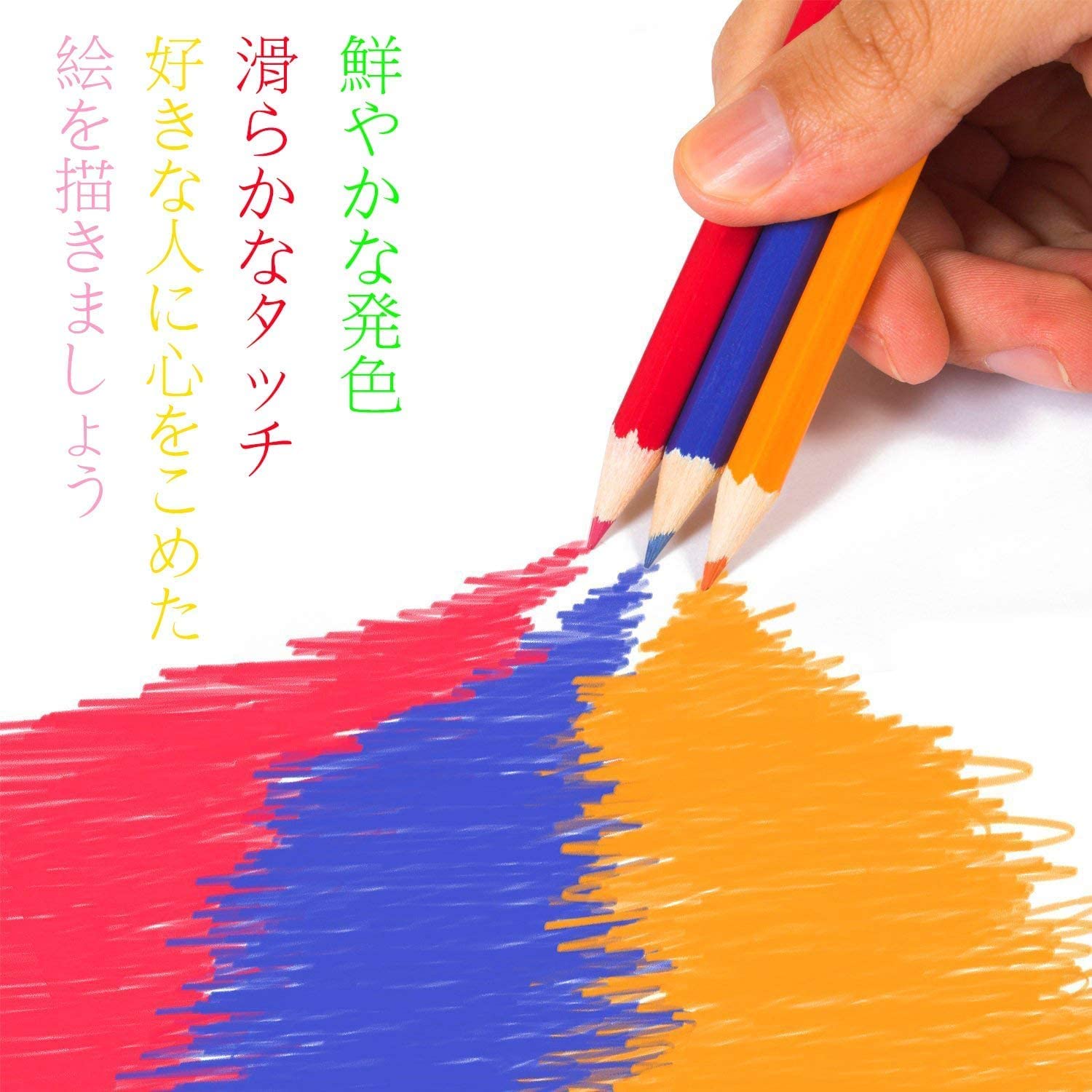 色鉛筆 72色 油性色鉛筆セット ぬりえ　画材セット　大人　子供　美術
